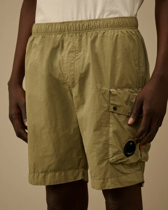 Pantaloncini da bagno cargo in Flatt Nylon con motivo a lenti