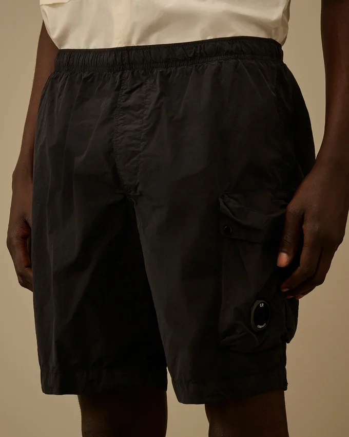 Pantaloncini da bagno cargo in Flatt Nylon con motivo a lenti
