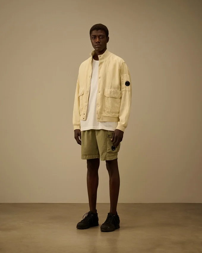 Pantaloncini da bagno cargo in Flatt Nylon con motivo a lenti