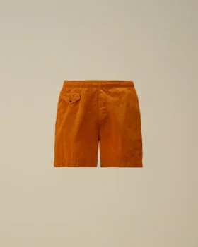 Pantaloncini da bagno con logo Eco-Chrome-R ricamato