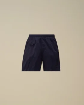 Pantaloncini da bagno con logo Eco-Chrome-R ricamato