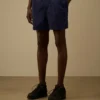 Pantaloncini da bagno con logo Eco-Chrome-R ricamato