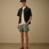 Pantaloncini da bagno con logo Eco-Chrome-R ricamato