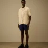 Pantaloncini da bagno con logo Eco-Chrome-R ricamato