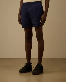 Pantaloncini da bagno con ricamo grafico Eco-Chrome-R