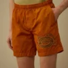 Pantaloncini da bagno con ricamo grafico Eco-Chrome-R