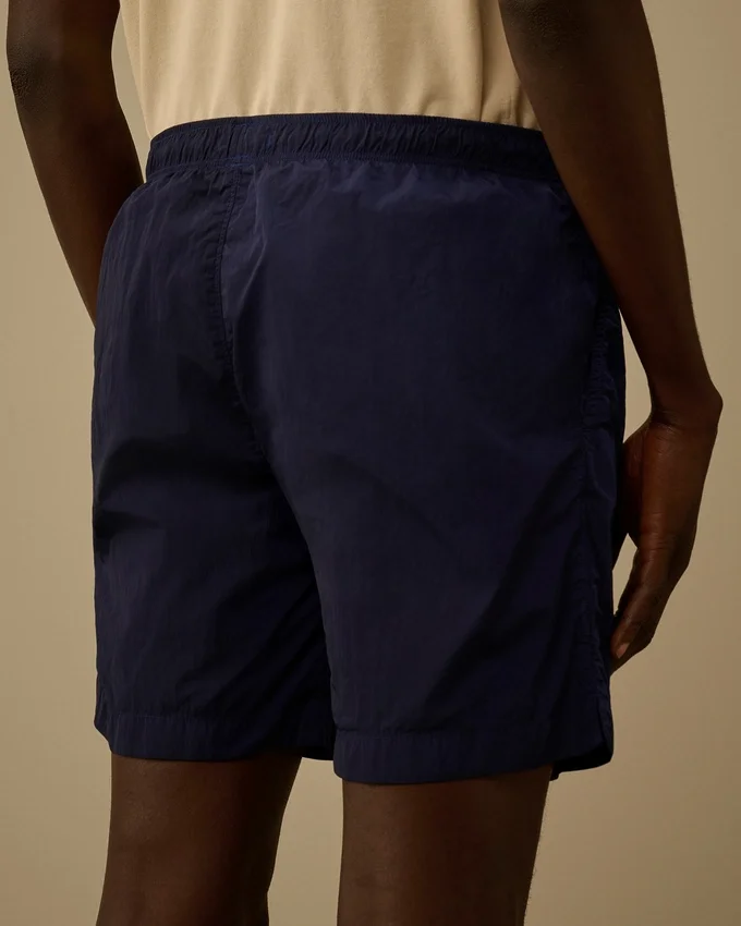 Pantaloncini da bagno con ricamo grafico Eco-Chrome-R