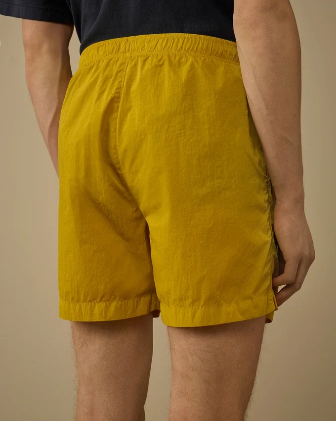 Pantaloncini da bagno con ricamo grafico Eco-Chrome-R