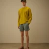 Pantaloncini da bagno con ricamo grafico Eco-Chrome-R