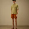 Pantaloncini da bagno con ricamo grafico Eco-Chrome-R