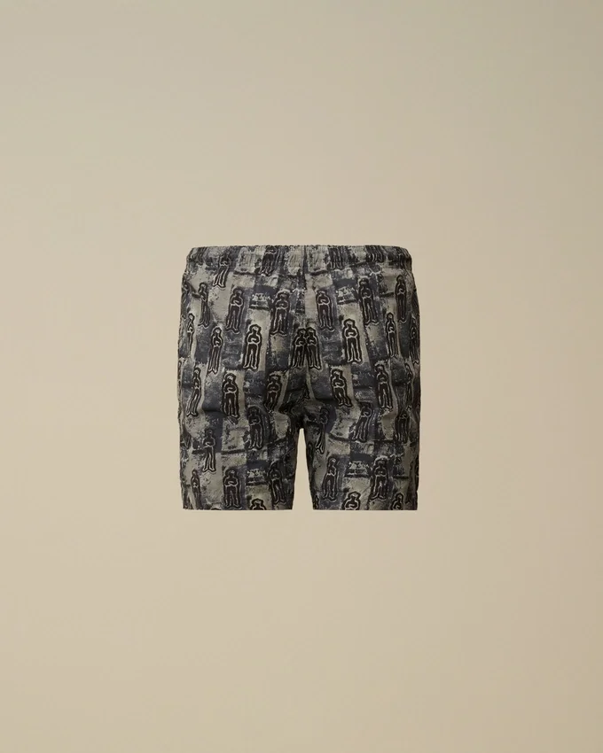 Pantaloncini da bagno stampati in Flatt Nylon U16