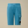 Pantaloncini in pile diagonale U16 con tasche Lens