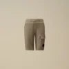 Pantaloncini in pile diagonale U16 con tasche Lens