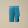 Pantaloncini in pile diagonale U16 con tasche Lens