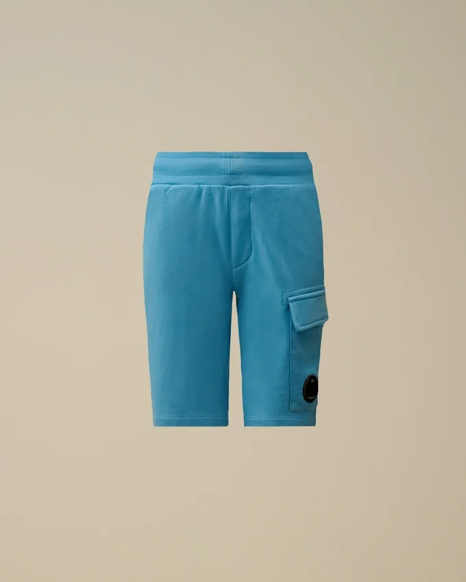 Pantaloncini in pile diagonale U16 con tasche Lens