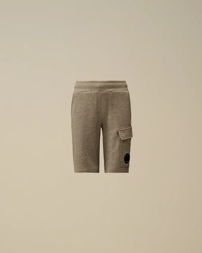 Pantaloncini in pile diagonale U16 con tasche Lens