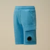 Pantaloncini in pile diagonale U16 con tasche Lens
