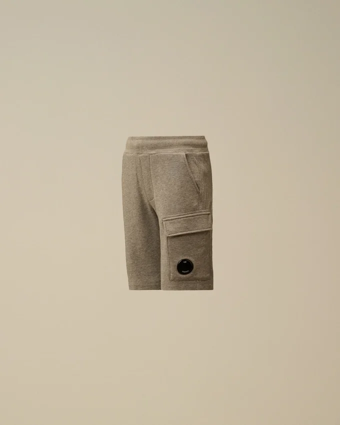 Pantaloncini in pile diagonale U16 con tasche Lens