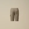 Pantaloncini in pile diagonale U16 con tasche Lens