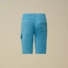 Pantaloncini in pile diagonale U16 con tasche Lens