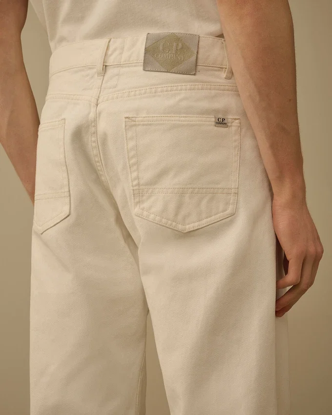 Pantaloni Bull Denim senza cuciture laterali