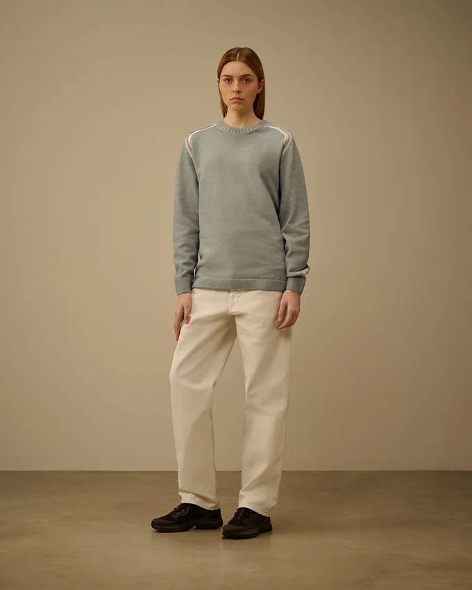 Pantaloni Bull Denim senza cuciture laterali