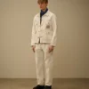 Pantaloni Bull Denim senza cuciture laterali