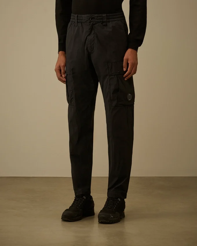 Pantaloni cargo 50 Fili Stretch con elastico in vita