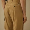 Pantaloni cargo 50 Fili Stretch Lens