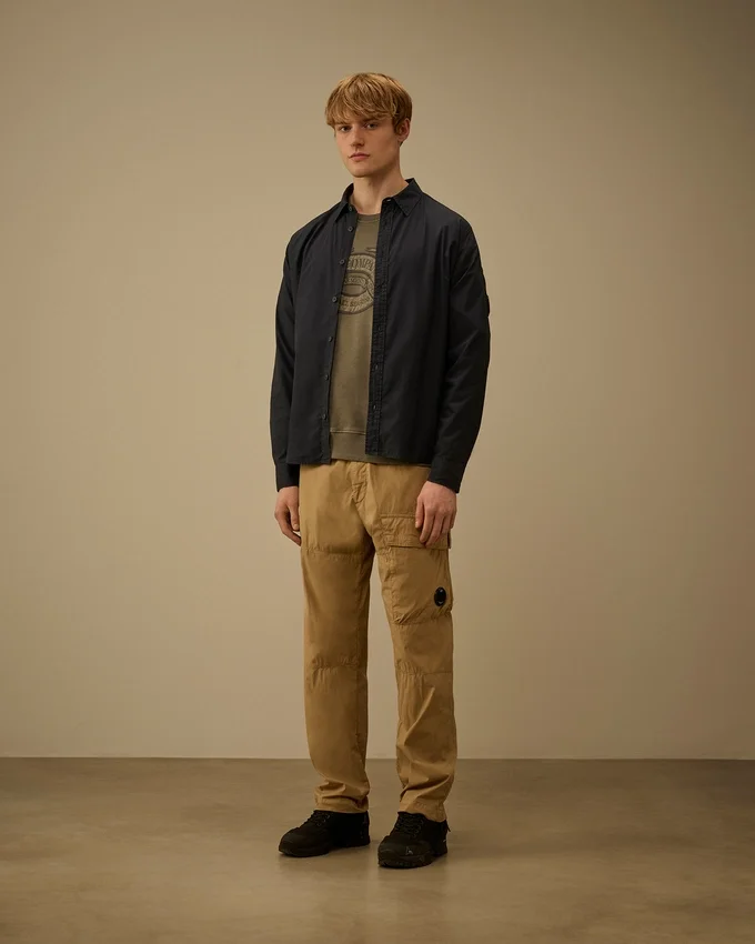 Pantaloni cargo 50 Fili Stretch Lens