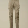 Pantaloni cargo con lenti ergonomiche in raso elasticizzato