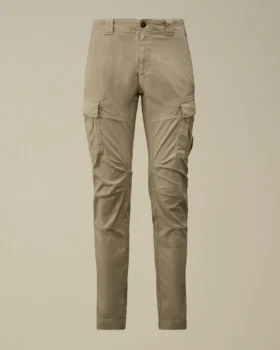 Pantaloni cargo con lenti ergonomiche in raso elasticizzato