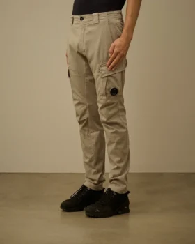 Pantaloni cargo con lenti ergonomiche in raso elasticizzato