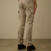 Pantaloni cargo con lenti ergonomiche in raso elasticizzato