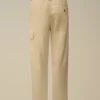 Pantaloni cargo in popeline di cotone U16