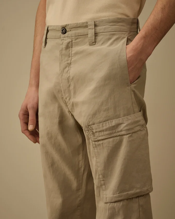 Pantaloni cargo in tessuto Ottoman