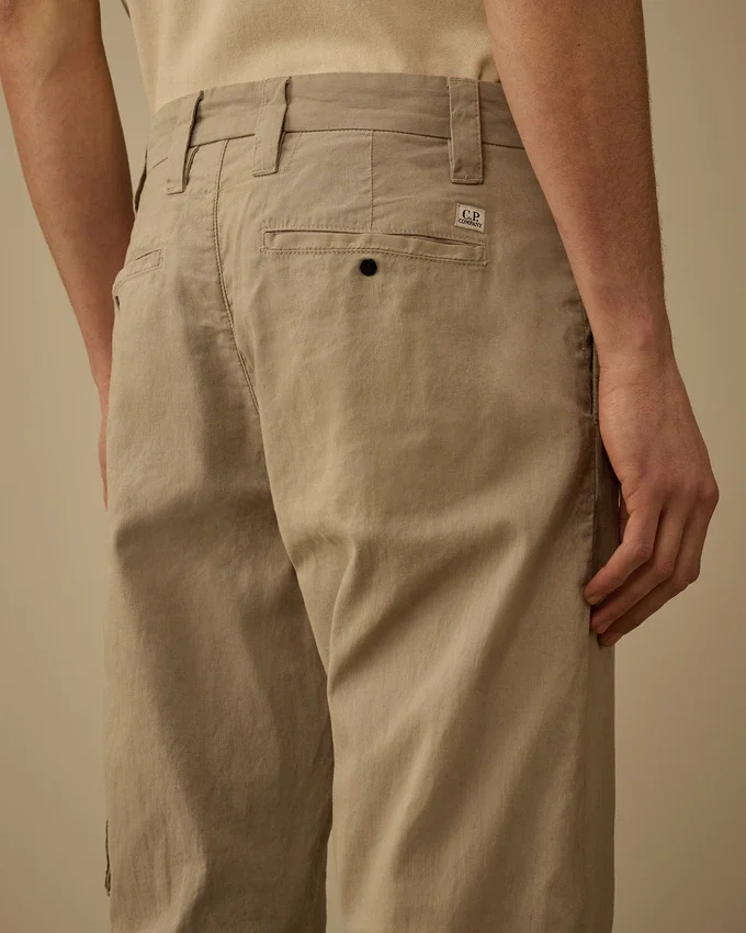 Pantaloni cargo in tessuto Ottoman