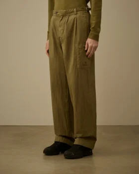 Pantaloni cargo larghi in 50 Fili Wax
