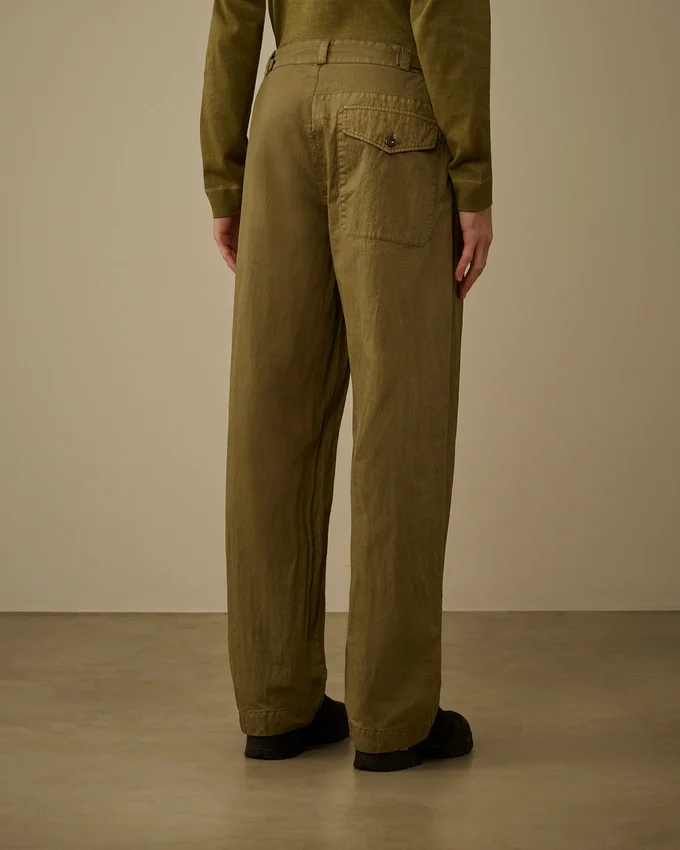 Pantaloni cargo larghi in 50 Fili Wax