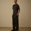 Pantaloni cargo Lens in Chrome-R dal taglio regolare