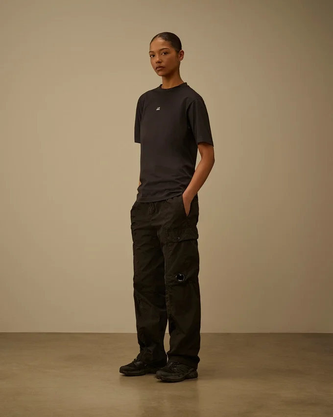 Pantaloni cargo Lens in Chrome-R dal taglio regolare