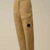 Pantaloni cargo Lens in cotone/lino U16