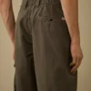 Pantaloni cargo squadrati in cotone rip-stop con dettaglio a lente
