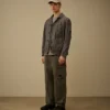Pantaloni cargo squadrati in cotone rip-stop con dettaglio a lente