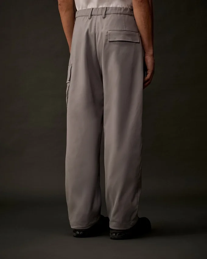 Pantaloni cargo squadrati in panama tecnico della Metropolis Series