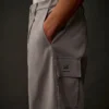 Pantaloni cargo squadrati in panama tecnico della Metropolis Series
