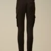 Pantaloni cargo U16 in gabardina elasticizzata con dettaglio a Lens