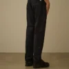 Pantaloni chino regular in gabardina di cotone
