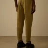 Pantaloni da ginnastica cargo in felpa diagonale con lenti in rilievo