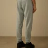 Pantaloni della tuta cargo in felpa di cotone a trama diagonale con dettaglio a Lens